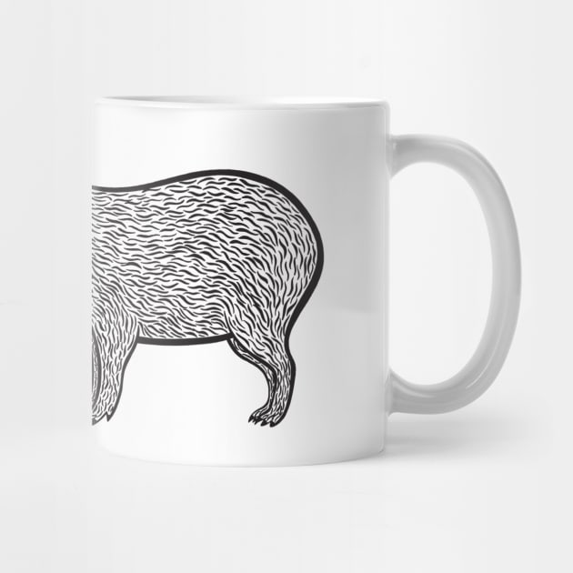 Capybara - I'm Alive! - meaningful animal design on white by Green Paladin